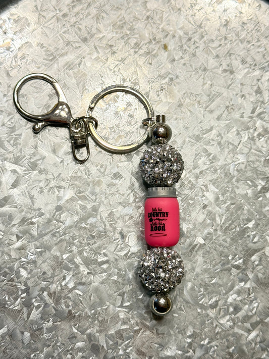 Little Bit Country, Little Bit Hood Keychain
