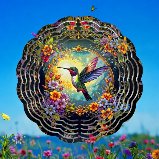 Hummingbird Wind Spinner