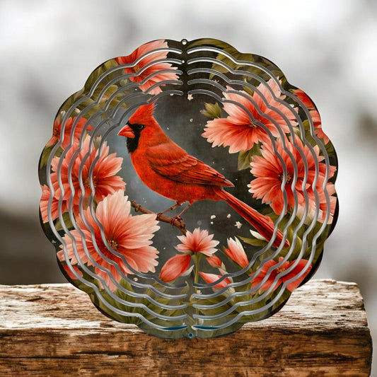 Cardinal Wind Spinner