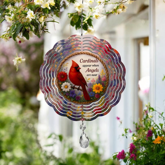 Cardinal Wind Spinner