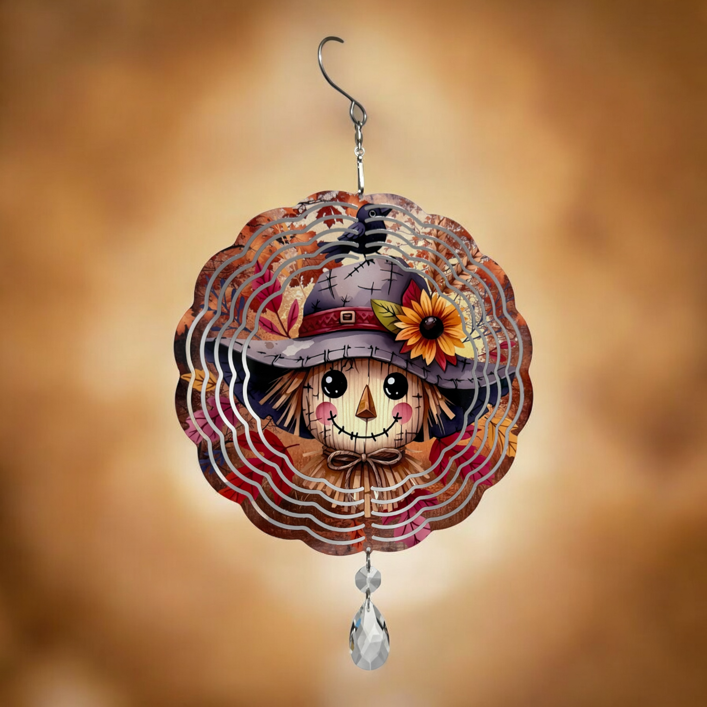 Autumn Scarecrow Wind Spinner