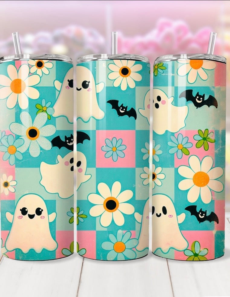 Retro Halloween Tumbler